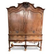 Antique 18th Century Westerwolds Oak Cabinet