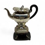 19th Century Coffee Pot, Arnoldi & Wielik, 1839, on Stove