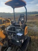 2021 HYUNDAI 17Z 9A HYDRAULIC EXCAVATOR SN:1571 powered by Kubota diesel engine, equipped with