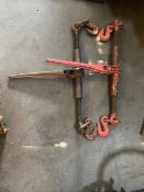 LOT OF 2 RATCHET BINDERS SUPPORT EQUIPMENT. Located: 185 Route 109 West Babylon NY 11704. Contact