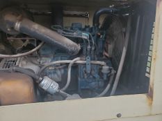 INGERSOLL RAND LIGHT PLANT VN:36531556 powered by Kubota diesel engine, equipped with 4-1,000 watt