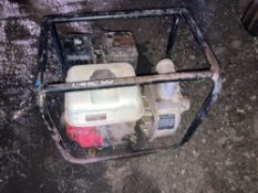2IN. WATER PUMP SUPPORT EQUIPMENT powered by Honda GX160 gas engine. Located: 7697 Rte 31 Bridgep...