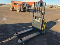 YALE PALLET JACK SUPPORT EQUIPMENT equipped with 4,500lb capacity, 24 volt, battery & charger, 48...