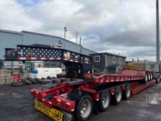2017 WITZCO RG50 DETACHABLE GOOSENECK TRAILER VN:000192 50 ton capacity, tri-axle, 8ft. 6in. wide,