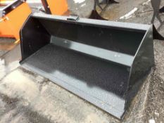 NEW 84IN. BUCKET SKID STEER ATTACHMENT Located: 7697 Rte 31 Bridgeport NY 13030. Contact: Frank