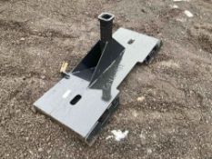 NEW 2IN. RECEIVER TRAILER MOVER SKID STEER ATTACHMENT Located: 7697 Rte 31 Bridgeport NY 13030.