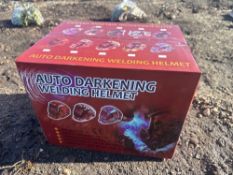 NEW AUTO DARKENING WELDING HELMET NEW SUPPORT EQUIPMENT