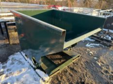 NEW 2 CUBIC YARD SELF DUMPING HOPPER SCRAP RECYCLING EQUIPMENT 4,000lb capacity.