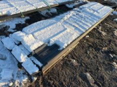 NEW 12FT. LONG PAINTED R PANEL NEW SUPPORT EQUIPMENT 36in. coverage, 30 gauge.