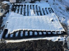 NEW SKLP SK-HLM14 14FT. BI-PARTING WROUGHT IRON GATE NEW SUPPORT EQUIPMENT