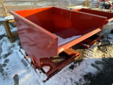 NEW 2 CUBIC YARD SELF DUMPING HOPPER SCRAP RECYCLING EQUIPMENT 4,000lb capacity.