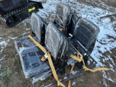 NEW (10) SKLP EQUIPMENT SEATS NEW SUPPORT EQUIPMENT