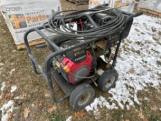 SHARK BR-455037E 5000PSI PRESSURE WASHER powered by Honda gas engine.