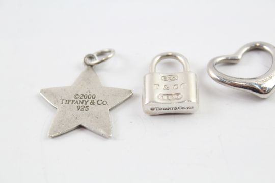 Collection of Sterling Silver Tiffany & Co Jewellery inc. Star, Heart x 4 17g - Image 2 of 4