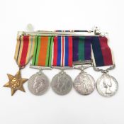 WW2 Medal Group inc Star, Defence, Cyprus and Long Service Good Conduct - 906645 CH. TECH. C.C.