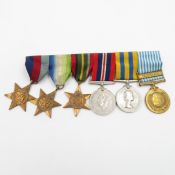 WW2 Medal Group inc Korea Medals, Defence Medals 1939-1945 and Stars - C/SSX 848581 D.C.WILLIAMS R.