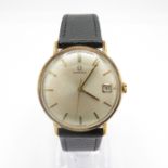 Vintage Omega 9ct Gold Watch Hand Wind Working - Used condition - Please refer to photographs