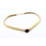 Christian Dior Gold Tone Necklace inc. Stone Set (46g)