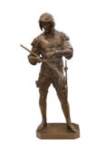 Bronzefigur eines Soldaten | Bronze Figure Of A Soldier