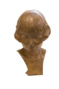 G.Navmann, Mädchenkopfbüste | G. Navmann, Bust Of A Girl
