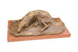 Figur Bronze Windhund | Bronze Figure, Greyhound