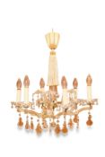 Kristallluster, 6-armig | Crystal Chandelier, Six-Armed