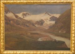 Unbekannter Künstler, Berglandschaft mit Fluss | Unknown Artist, Mountain Landscape With River