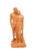 Terrakotta Figur Liebespaar | Terracotta Figure Lovers