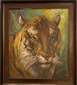 Unbekannter Künstler, Bildnis eines Tigers | Unknown Artist, Portrait Of A Tiger