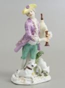 Schäfer mit Dudelsack, Meissen 18. Jhdt.