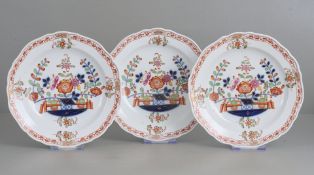 3 Teller Meissen Tischchenmuster
