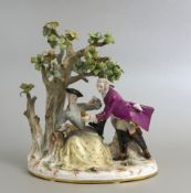 Jägergruppe mit Baum