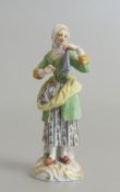 Dame mit Triangel, Meissen