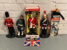 ACTION MAN, 5 various Action Man figures & accessories