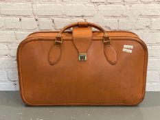 FERRARI, &nbsp;“456”, 1980's stitched leather suitcase,