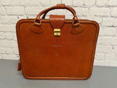 FERRARI, “Testarossa” 1980's stitched leather suitcase,
