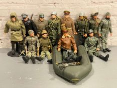 ACTION MAN, 12 various Action Man figures & accessories