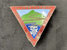 1930's Jugoslovenski Turing Klub members car badge,