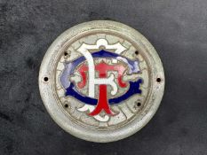 1930s French Touring Club members car badge