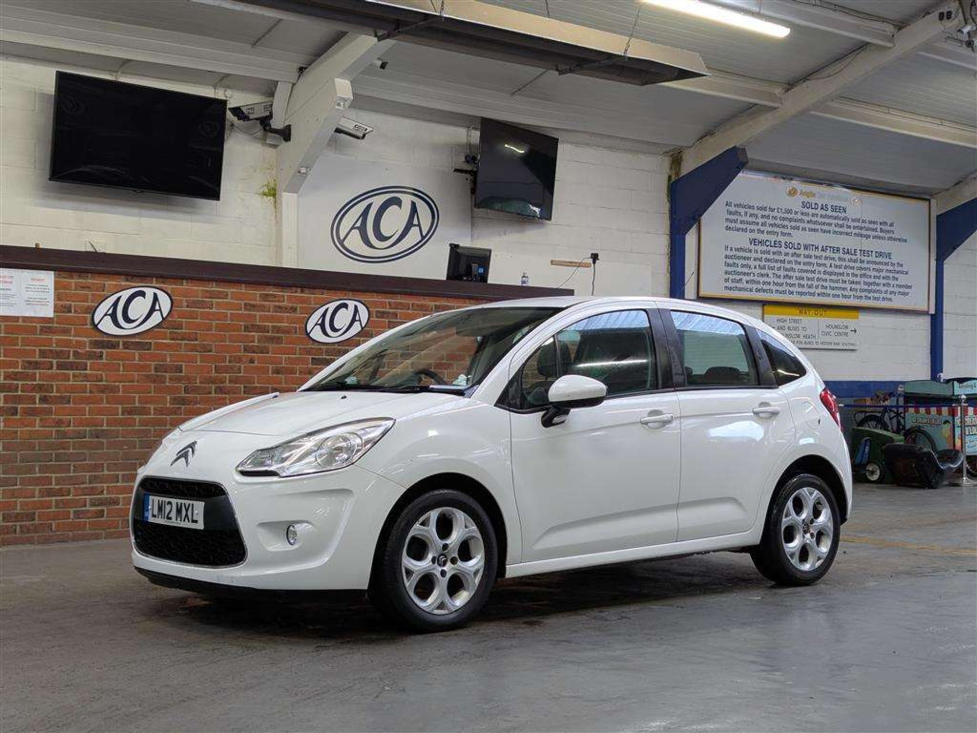 2012 CITROEN C3 WHITE