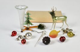 Konvolut Christbaum Dekorationen