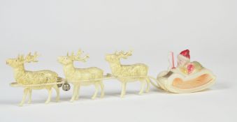 Weihnachtsmann auf Schlitten