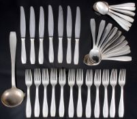 Christofle Atlas 36-teiliges Besteck - versilbert,