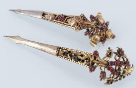 Haarnadeln, 19. Jahrhundert