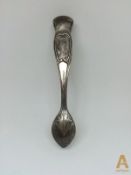 Silver sugar tongs. Warchawa