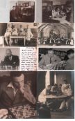 Postkarte. Herren beim Schachspiel. 12 schwarzweiße und teils postalisch gelaufene Postkarten mit