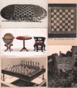 Postkarte. Borstendorf. Schwarzweiße, postalisch nicht gelaufene Postkarte mit einer Ansicht des