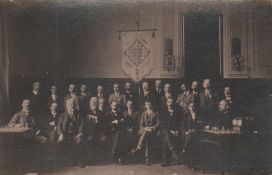 Postkarte. Hamburg 1910. Postalisch nicht gelaufene schwarzweiße Fotopostkarte aus der Zeit um