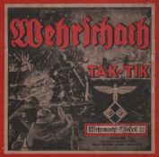 Europa. Deutschland. Wehrschach. Tak - Tik. Wehrmacht - Modell 12. Figuren aus Plastik in rot und