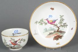 Tasse mit Unterschale. Frankenthal 1773. Gegenstück, passend zur Vornummer.